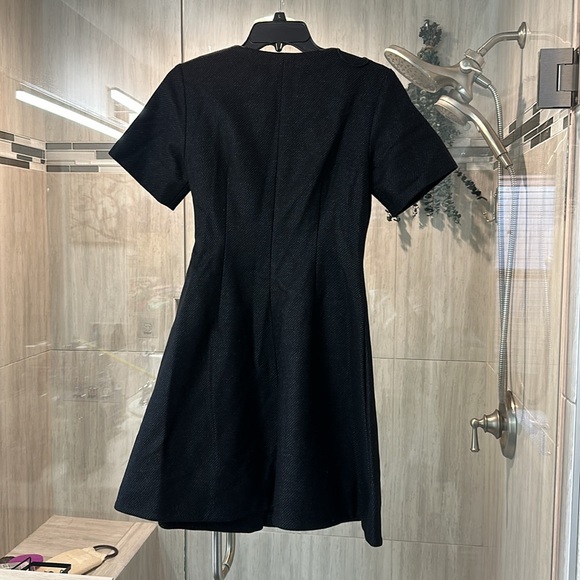 COS Tie-Up Wool Wrap Dress - Picture 6 of 13